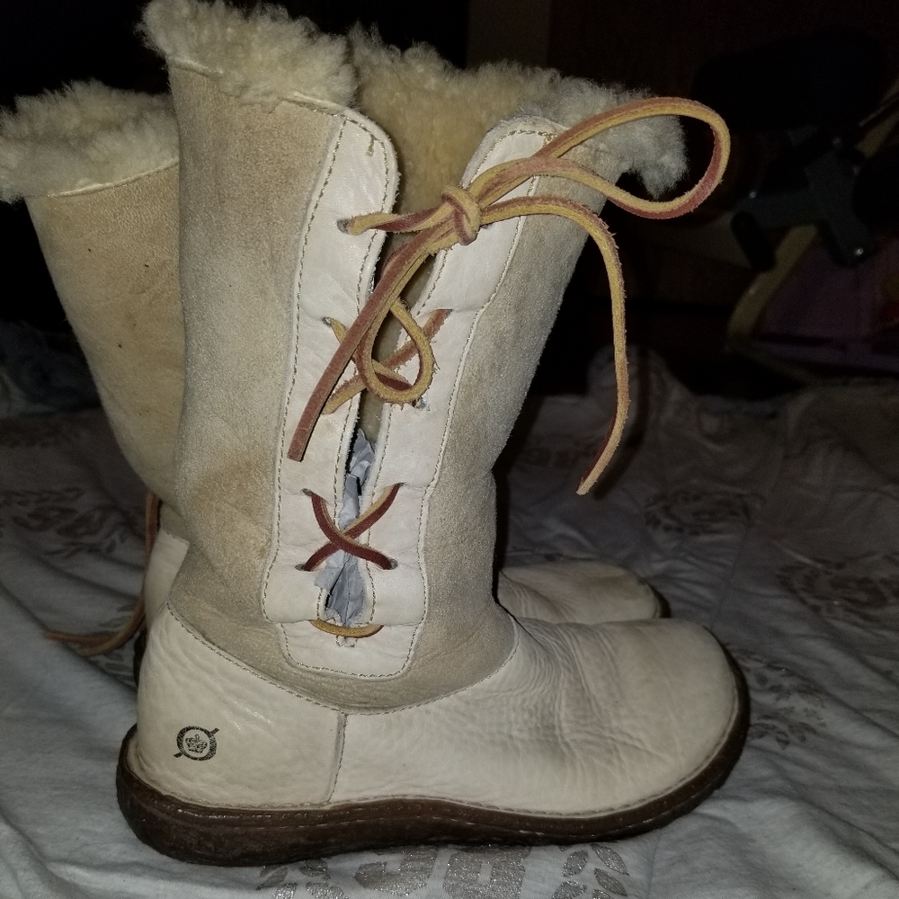 Born Leather winter boots